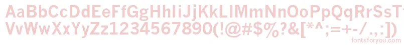 NewsGothicMtBold Font – Pink Fonts on White Background