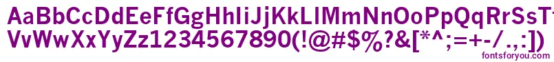 NewsGothicMtBold Font – Purple Fonts on White Background