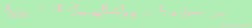 Hl2mp Font – Pink Fonts on Green Background