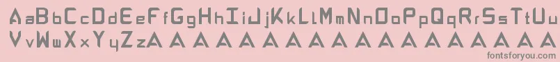 More about AbandonAlphabeta Font AbandonAlphabeta Font – Gray Fonts on Pink Background