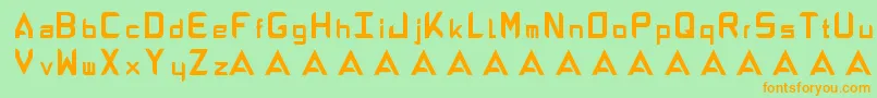 Más sobre la fuente AbandonAlphabeta fuente AbandonAlphabeta – Fuentes Naranjas Sobre Fondo Verde