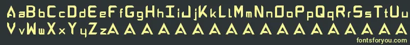 Подробнее о шрифте AbandonAlphabeta Шрифт AbandonAlphabeta – жёлтые шрифты на чёрном фоне