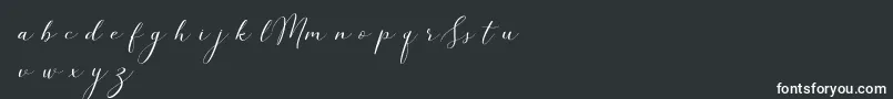 SimpleMonologueDemo Font – White Fonts on Black Background