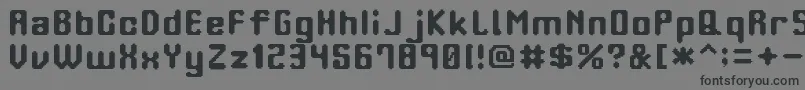 フォントOrangePhone – 黒い文字の灰色の背景