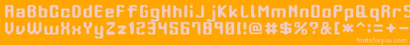 More about OrangePhone Font OrangePhone Font – Pink Fonts on Orange Background