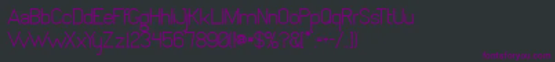 AltoVoltaje Font – Purple Fonts on Black Background