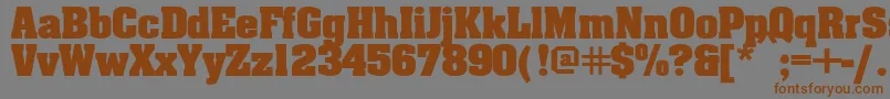 More about Aaronbold Font Aaronbold Font – Brown Fonts on Gray Background