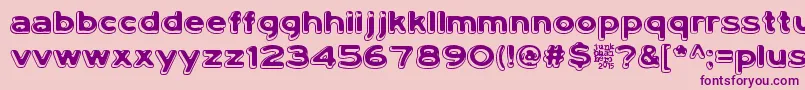 LumiNauroit Font – Purple Fonts on Pink Background