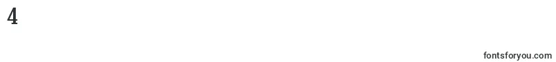 BruskovayaPlain.001.001-Schriftart – Schriften für die Ziffer 4