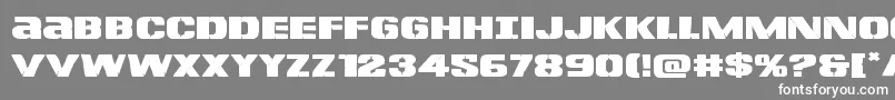 Lefthandlukeexpand Font – White Fonts on Gray Background