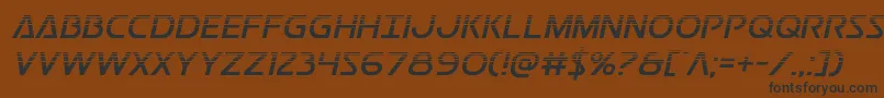 Postmasterhalf Font – Black Fonts on Brown Background