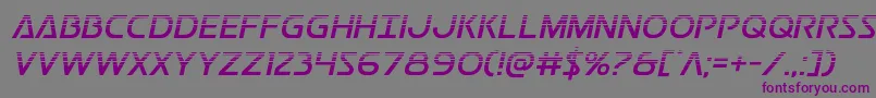 Postmasterhalf Font – Purple Fonts on Gray Background