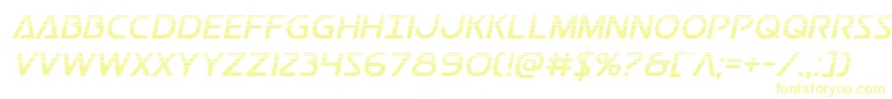 Postmasterhalf-fontti – keltaiset fontit