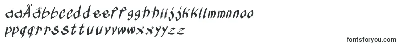 フォントKleinskruschkursiv – マケドニア文字