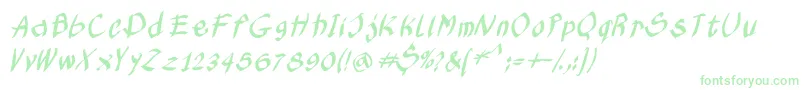 Kleinskruschkursiv Font – Green Fonts