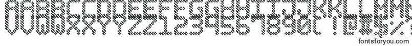 BubblePixel7Hatch-Schriftart – Serifenlose Schriften