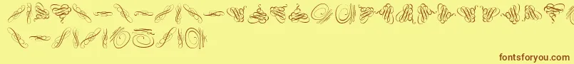 Más sobre la fuente Swinging fuente Swinging – Fuentes Marrones Sobre Fondo Amarillo