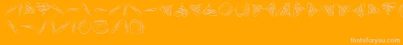 More about Swinging Font Swinging Font – Pink Fonts on Orange Background