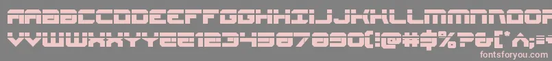 Gearheadlaser Font – Pink Fonts on Gray Background