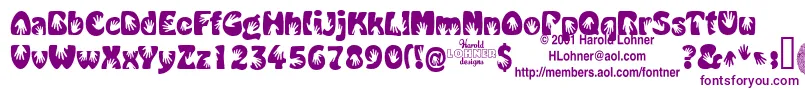 Handmedown Font – Purple Fonts