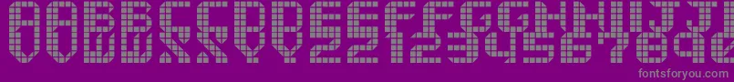 TytyleVer.2 Font – Gray Fonts on Purple Background