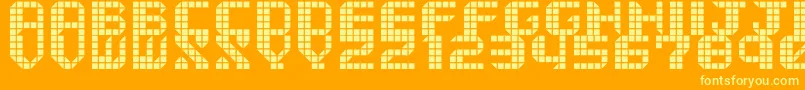 TytyleVer.2 Font – Yellow Fonts on Orange Background
