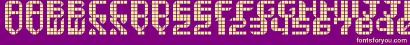TytyleVer.2 Font – Yellow Fonts on Purple Background