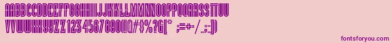 Viellevarsovienf Font – Purple Fonts on Pink Background