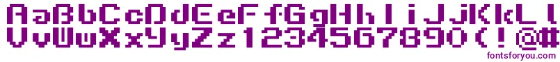 LiquidKidz Font – Purple Fonts on White Background