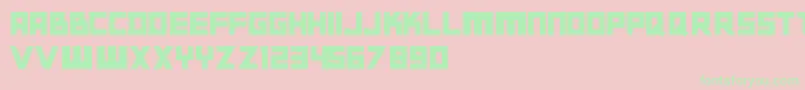 Gabato Font – Green Fonts on Pink Background