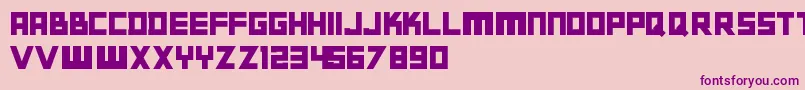 Gabato Font – Purple Fonts on Pink Background