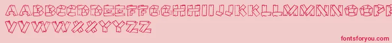 fuente GeTreeHouse – Fuentes Rojas Sobre Fondo Rosa