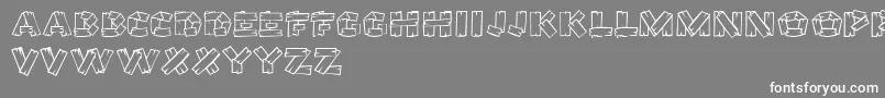 GeTreeHouse Font – White Fonts on Gray Background