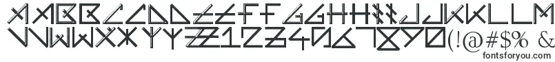 Шрифт Unearthed – высокотехнологичные шрифты