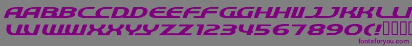 Police Quick ffy – polices violettes sur fond gris
