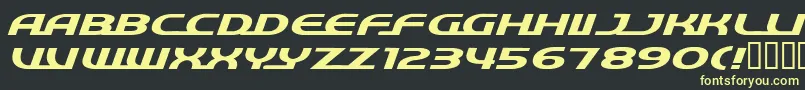 Quick ffy Font – Yellow Fonts on Black Background