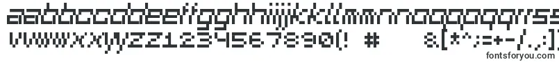 Шрифт Squaredance01 – деформированные шрифты