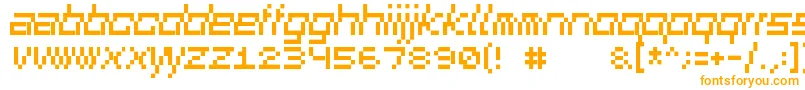 Шрифт Squaredance01 – оранжевые шрифты