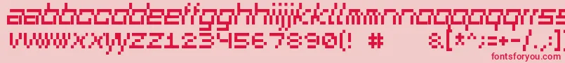 More about Squaredance01 Font Squaredance01 Font – Red Fonts on Pink Background