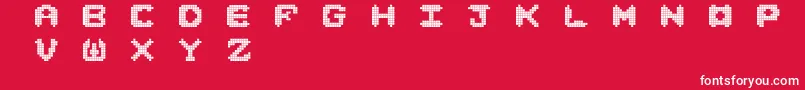 Nori Font – White Fonts on Red Background