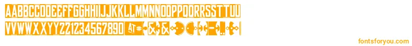 Yorkwhiteletter-fontti – oranssit fontit