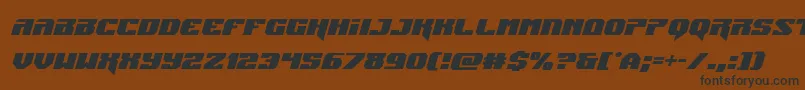 Jumpersital Font – Black Fonts on Brown Background