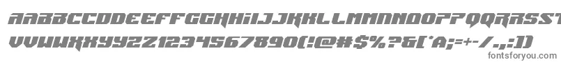 Jumpersital-fontti – harmaat kirjasimet valkoisella taustalla