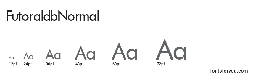 FutoraldbNormal Font Sizes
