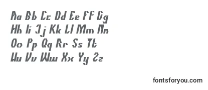 TheQuickItalic-fontti