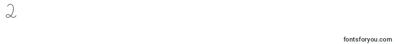フォントPaperbowDemo – フォント数字2