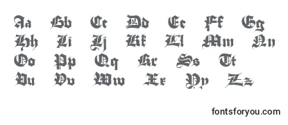 Review of the StuttgartGothicDemo Font