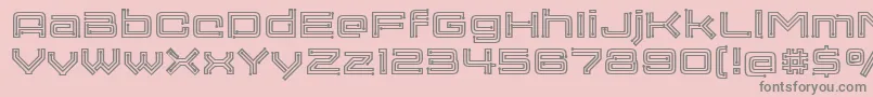 Membra Font – Gray Fonts on Pink Background