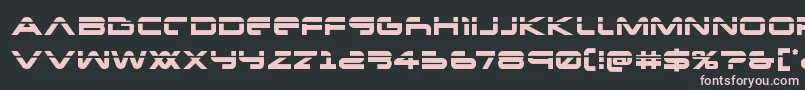 Newmarslaser Font – Pink Fonts on Black Background