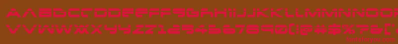 Newmarslaser Font – Red Fonts on Brown Background